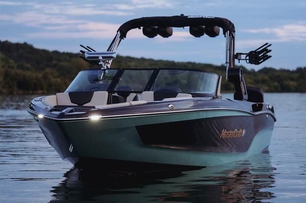 mastercraft boat on the water