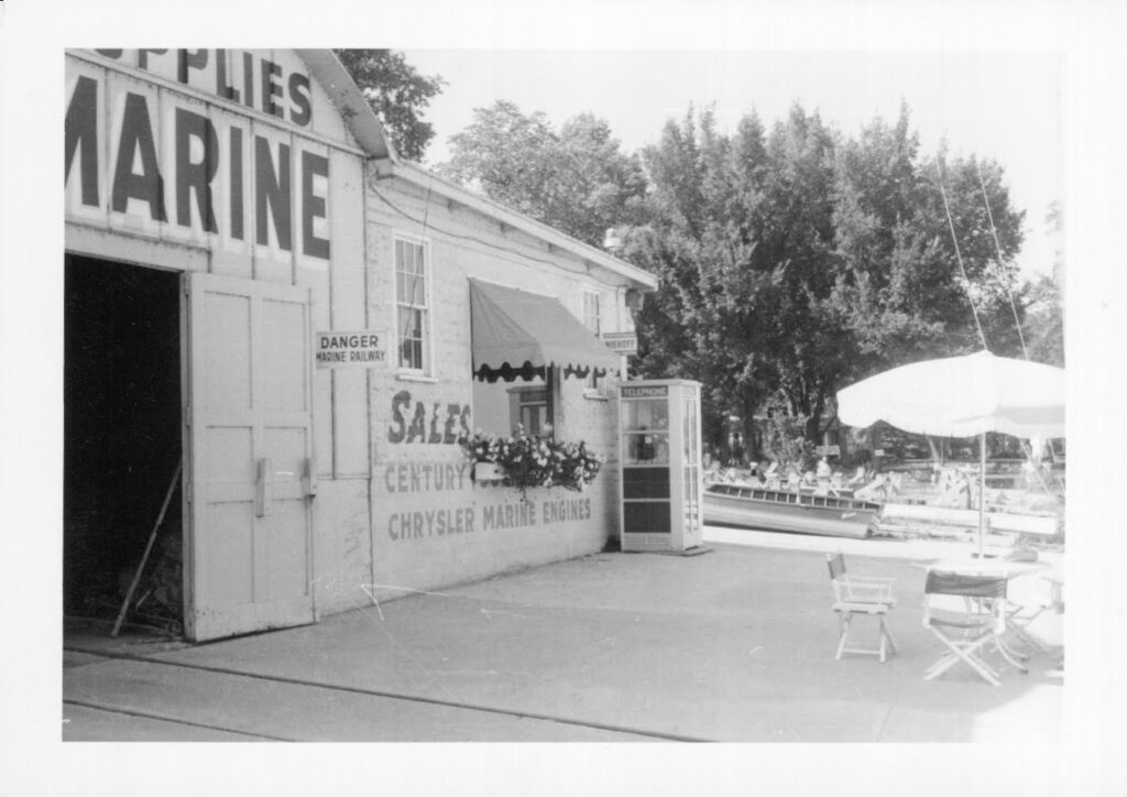 front of gage marine building