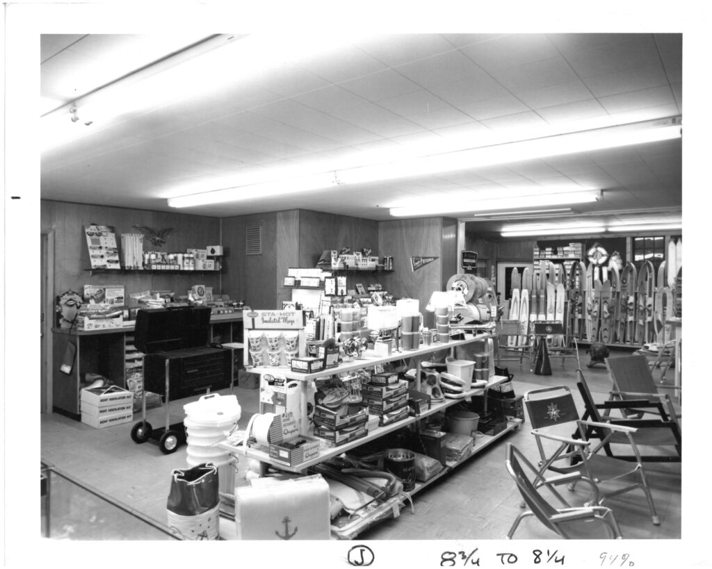 a room with a variety of items on it