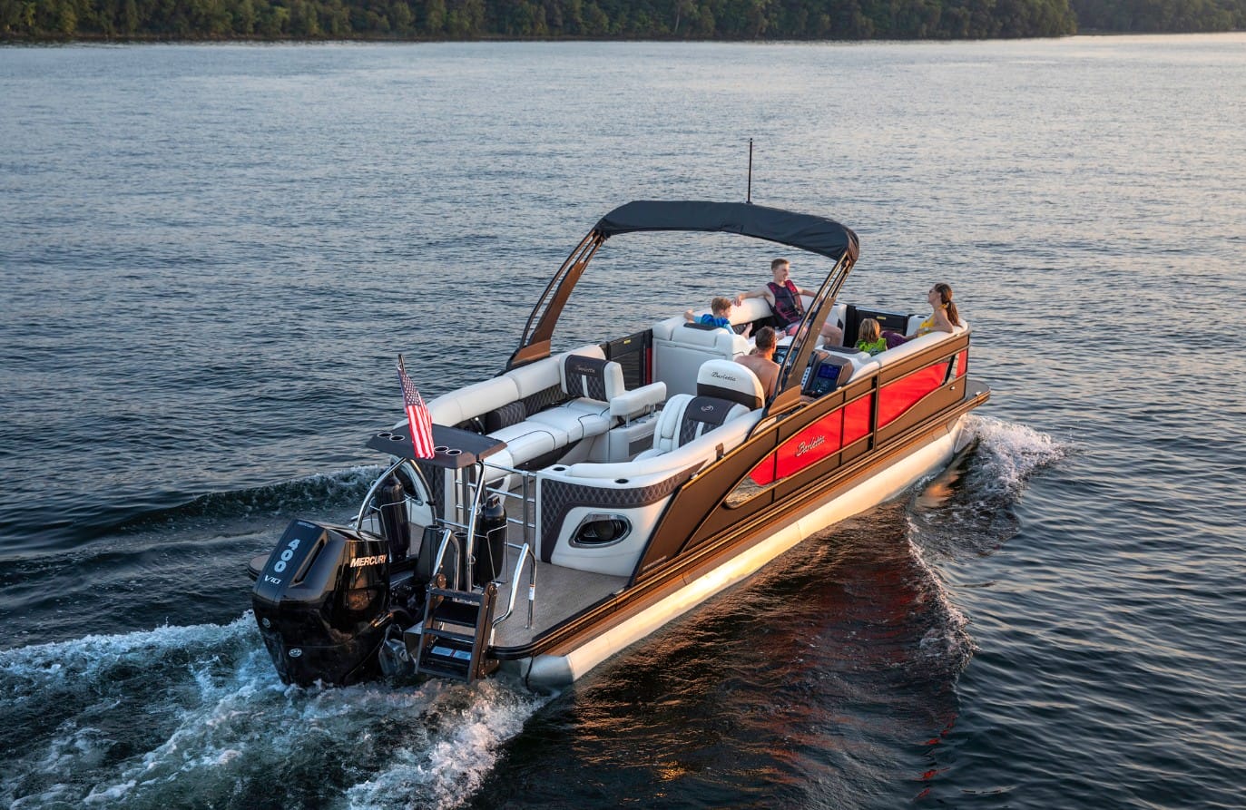 Used Barletta Lusso Quad Lounge Luxury Pontoon Boats For Sale