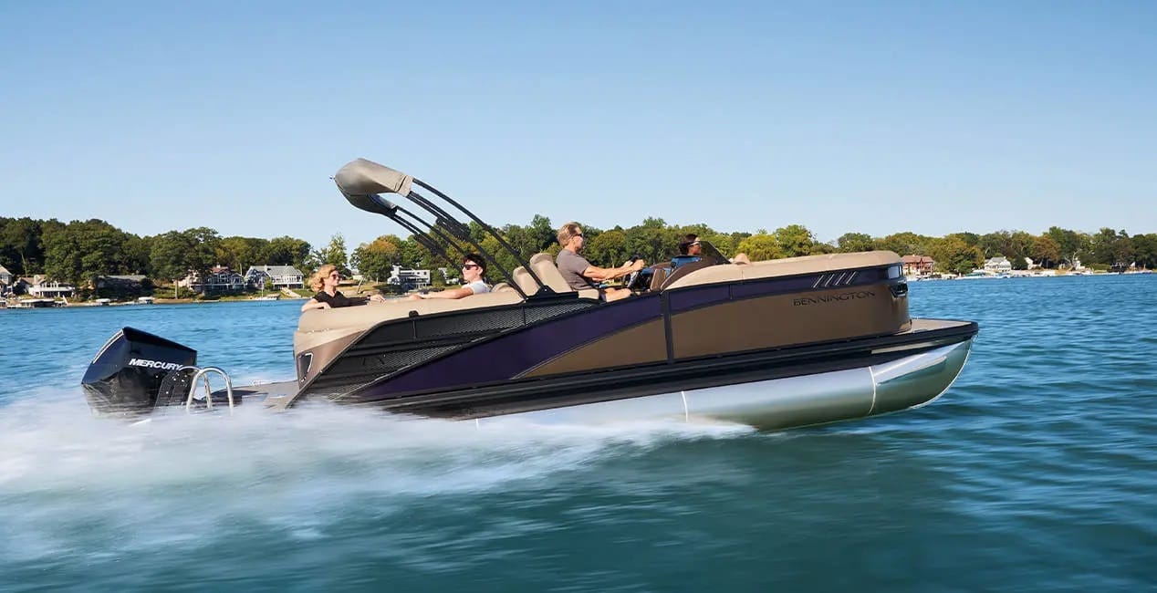 Used Bennington LX Sport Luxury Quad Bench Tritoon Boats For Sale 