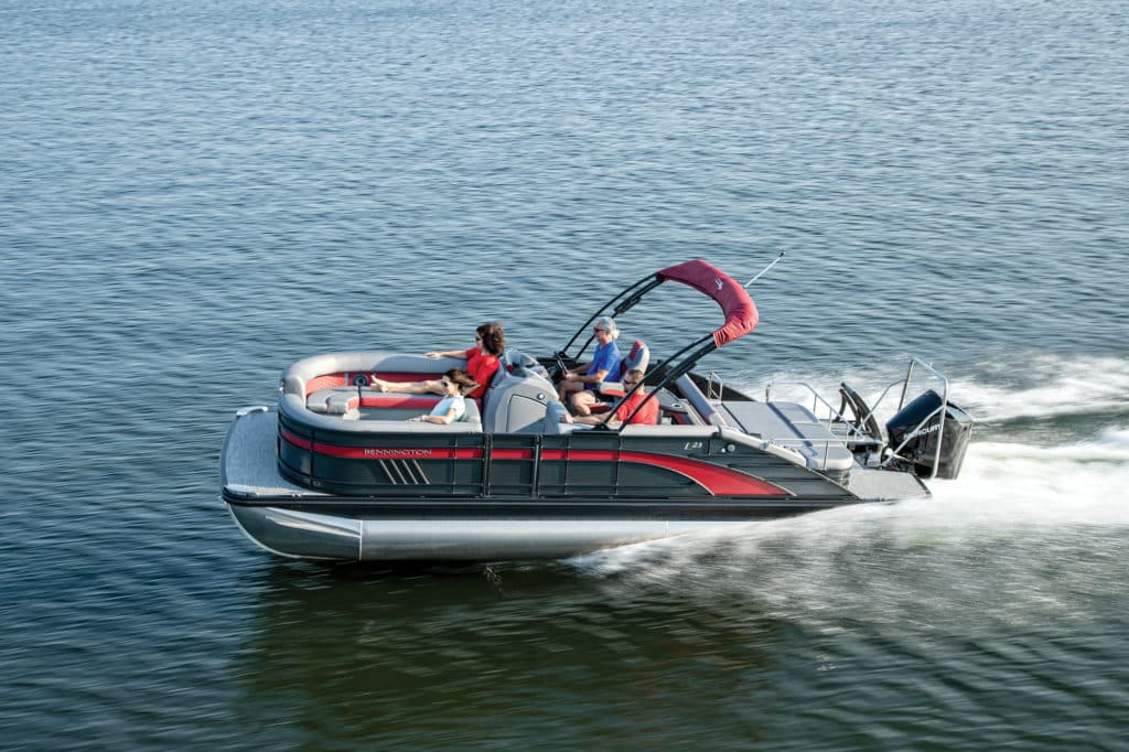 Used Bennington L Line Luxury Swingback Tritoon Boats For Sale 