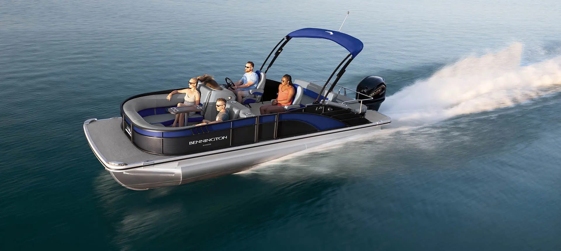 New Bennington L Bowrider Luxury Swingback Tritoon Boats For Sale