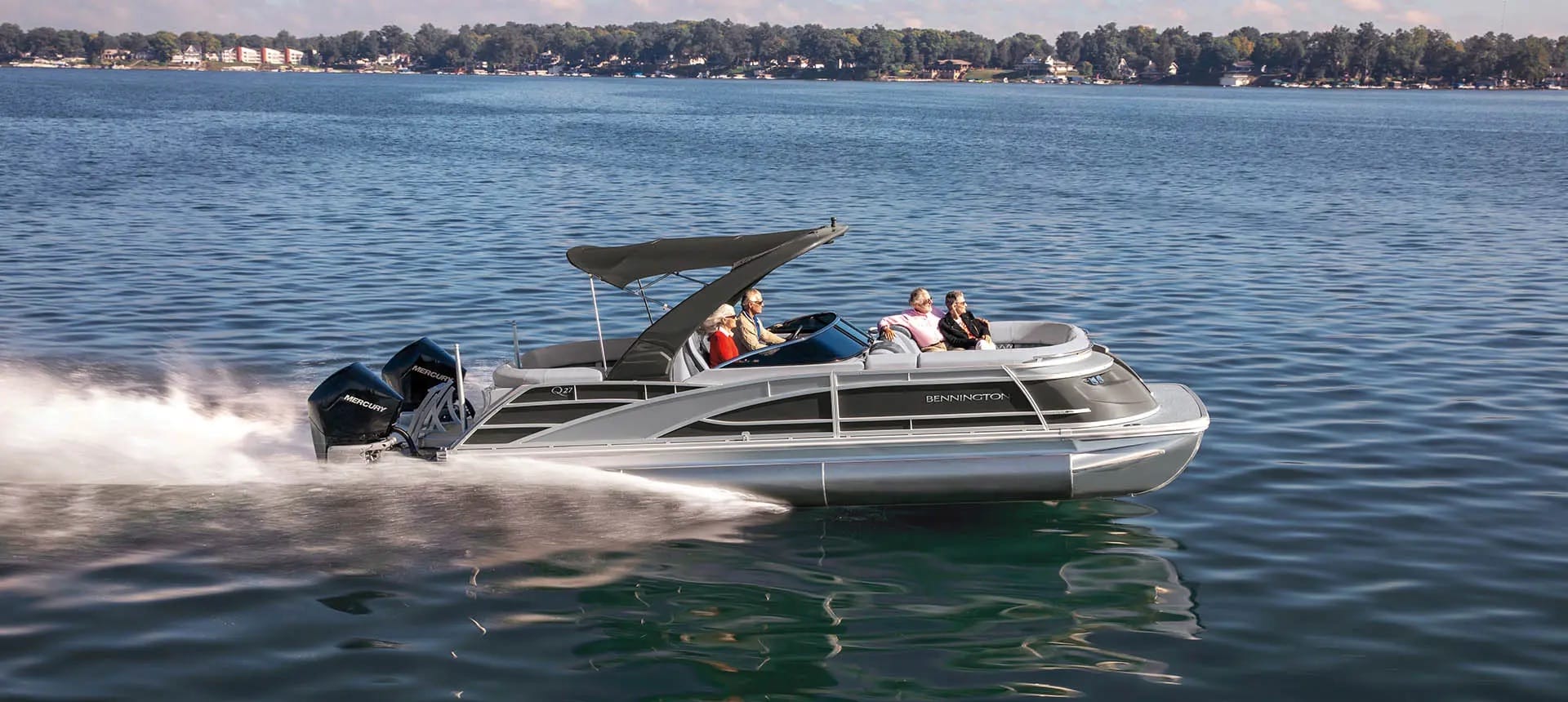 New Bennington Q Line Luxury Swingback Tritoon Boats For Sale