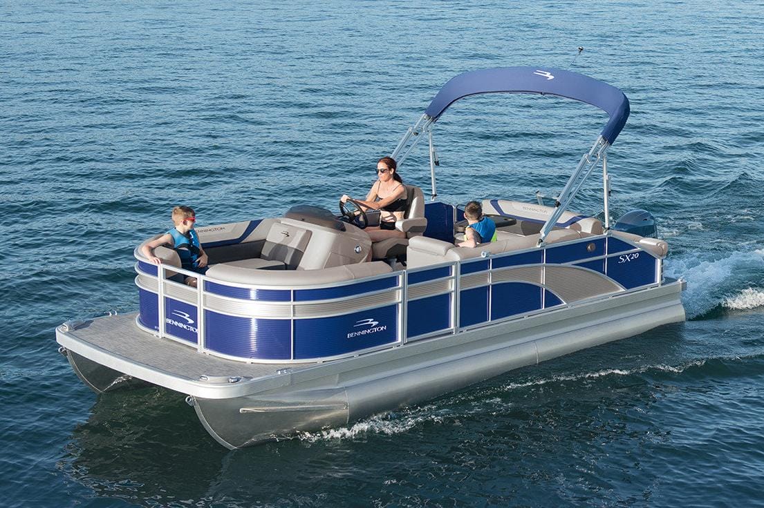 New Bennington SX Line Luxury L-Bench Pontoon Boats For Sale
